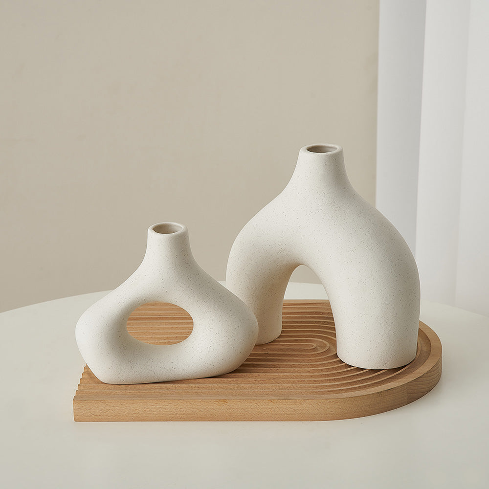 Nordic Ceramic Decorative Vase Set