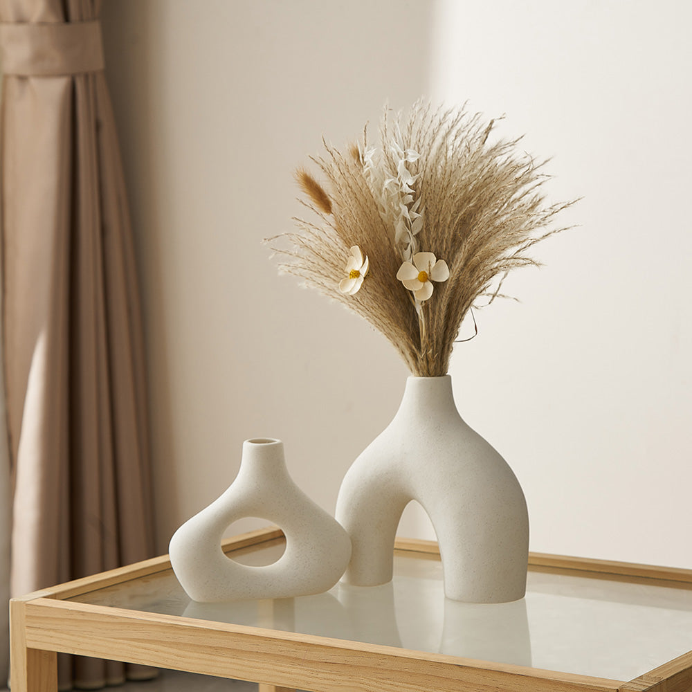 Nordic Ceramic Decorative Vase Set