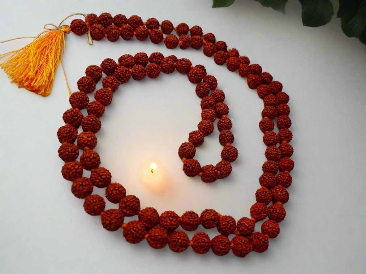 Spiritual Rudraksha Mala 108 beads