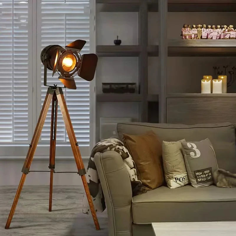 Retro Style Photography Studio Floor Lamp