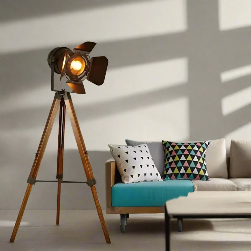 Retro Style Photography Studio Floor Lamp