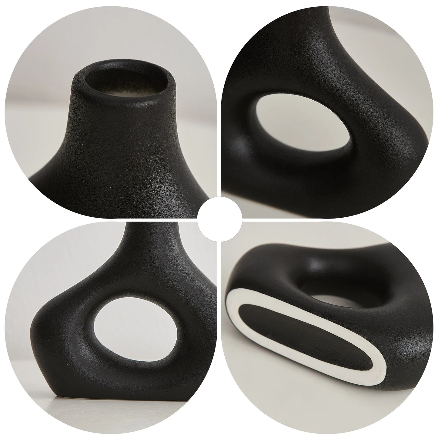 Nordic Ceramic Decorative Vase Set