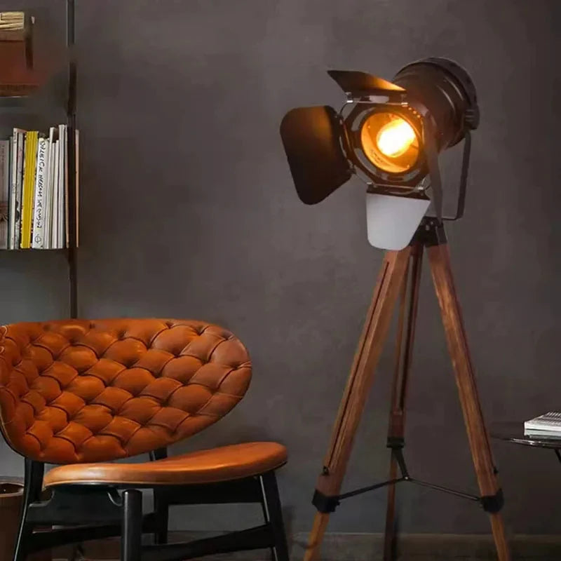 Retro Style Photography Studio Floor Lamp